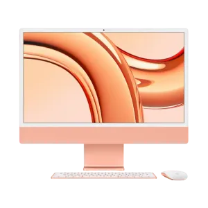 Моноблок Apple iMac A2873, 24", M3 with 8-core CPU and 10-core GPU, 16Гб/1024Гб, macOS Sonoma, Оранжевый