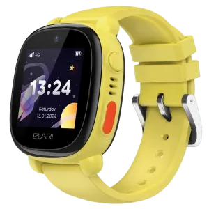 Детские часы Elari KidPhone 4G Lite, Жёлтый