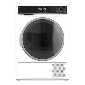 Сушильная машина Sharp KDHHH9S8GW3EE, 9кг, Белый Сушильная машина Sharp KDHHH9S8GW3EE, 9кг, Белый