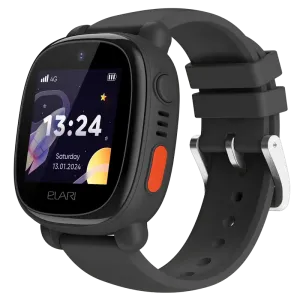 Детские часы Elari KidPhone 4G Lite, Чёрный