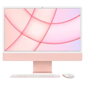 Моноблок Apple iMac A2873, 24", M3 with 8-core CPU and 10-core GPU, 8Гб/256Гб, macOS Sonoma, Розовый