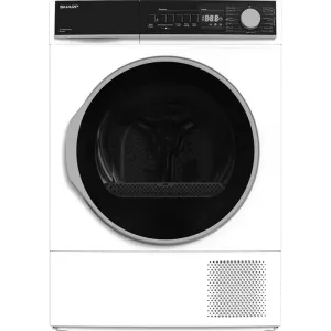 Сушильная машина Sharp KDNHB8S7GW21EE, 8кг, Белый Сушильная машина Sharp KDNHB8S7GW21EE, 8кг, Белый